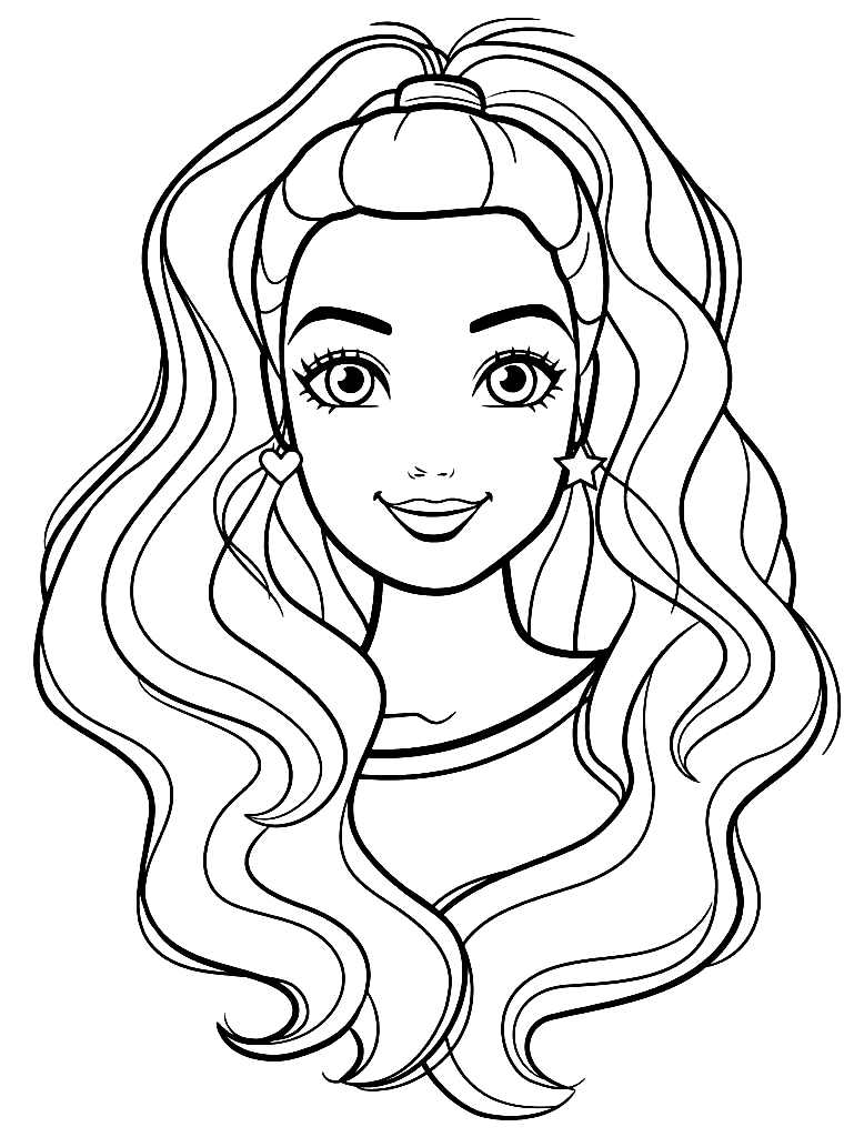 Barbie coloring pages printable for free download