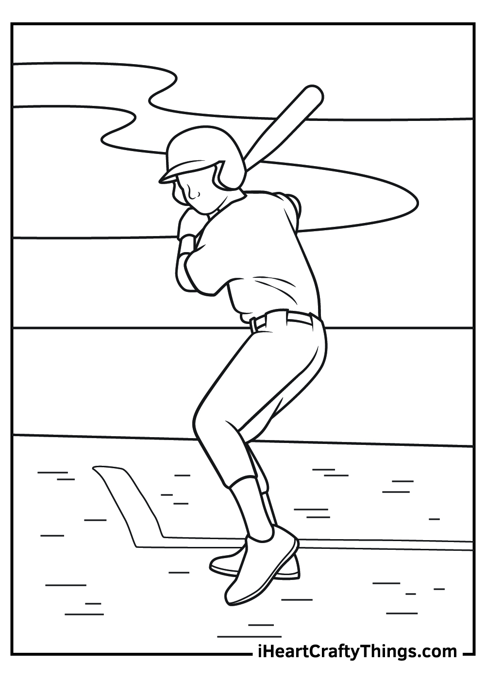 Baseball coloring pages free printables