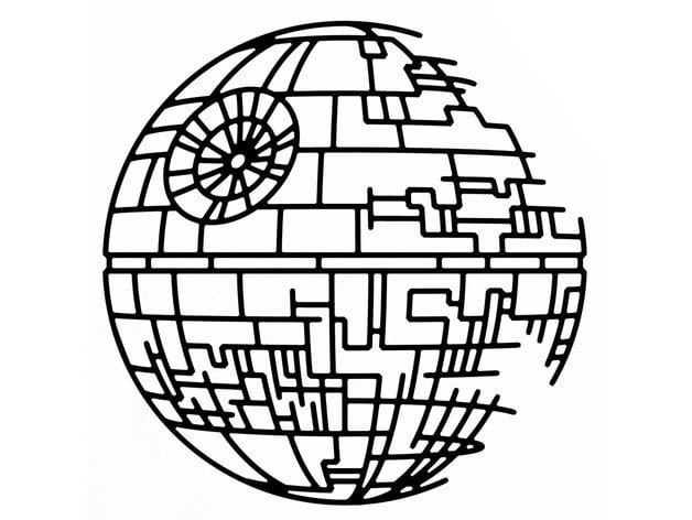 Learned a few things about printing a deathstar wall hanger thought id share rfixmyprint