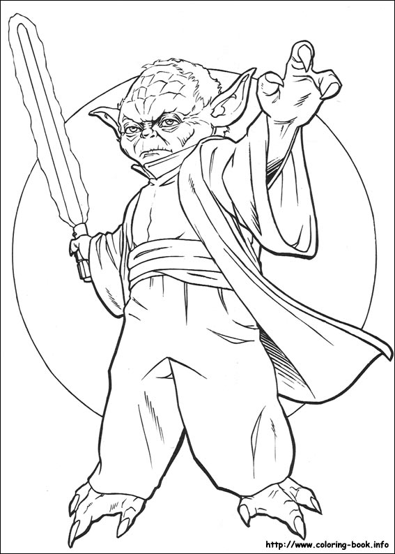 Star wars coloring picture