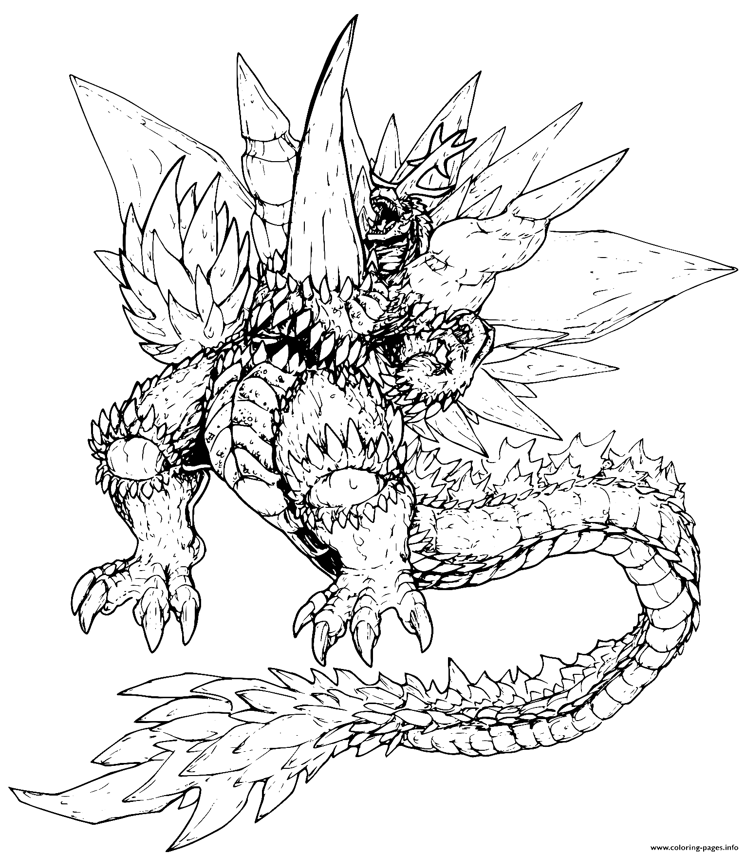Godzilla coloring pages printable for free download