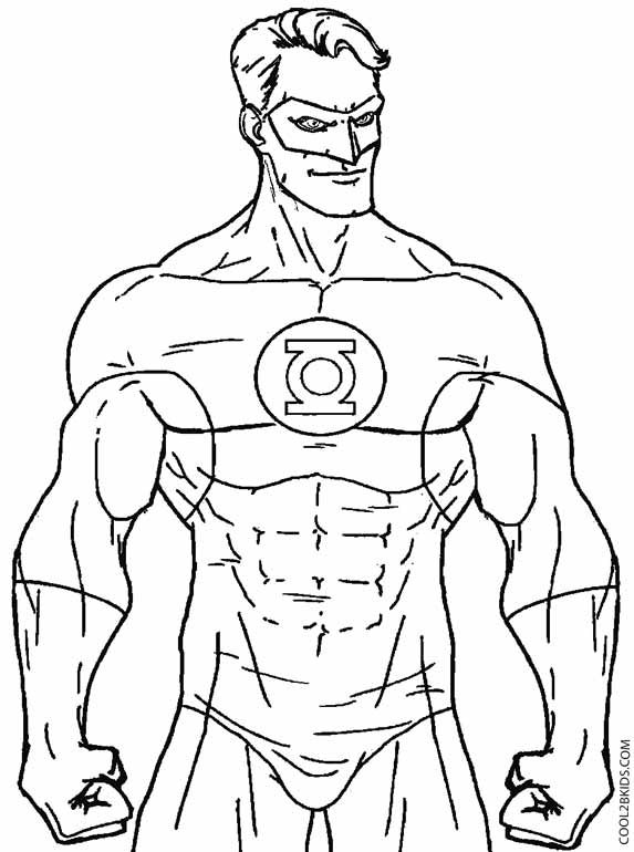 Printable green lantern coloring pages for kids coolbkids superhero coloring pages superhero coloring avengers coloring pages