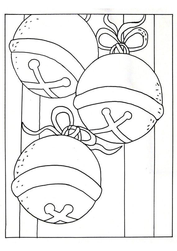 Jingle bells coloring page download now