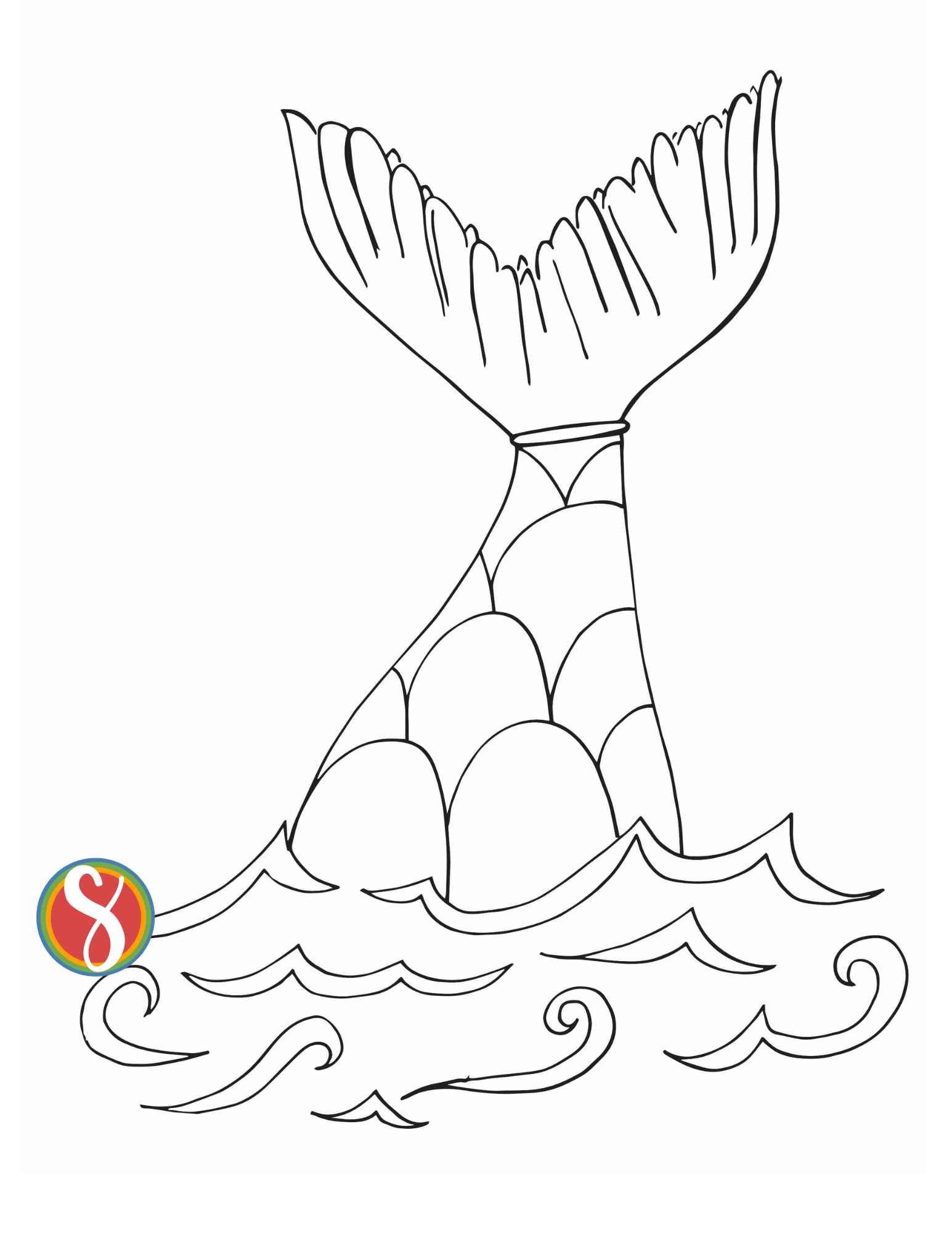 Free mermaid coloring pages â stevie doodles