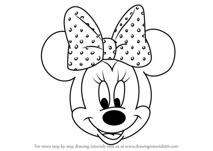 Learn how to draw minnie mouse face from mickey mouse clubhouse mickey mouse clubhouseâ mickey mouse drawings mickey mouse pictures mickey mouse coloring pages