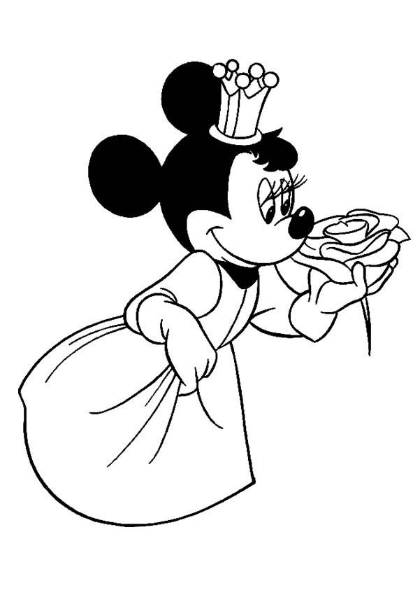 Free printable minnie mouse coloring pages for kids