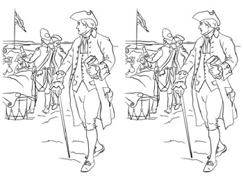 Nathan hale coloring picture by stevens social studies tpt