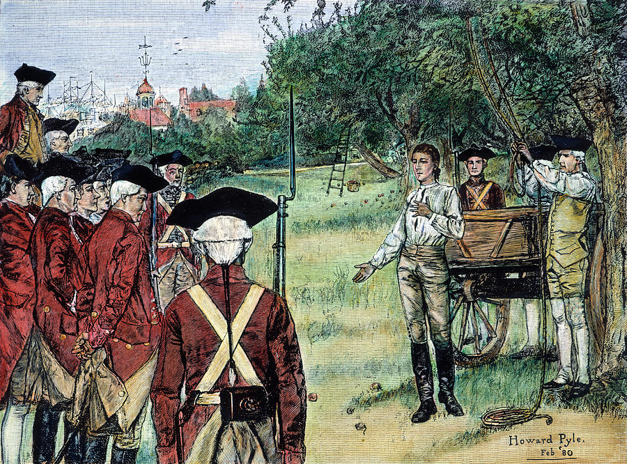 Execution of nathan hale drawing by granger