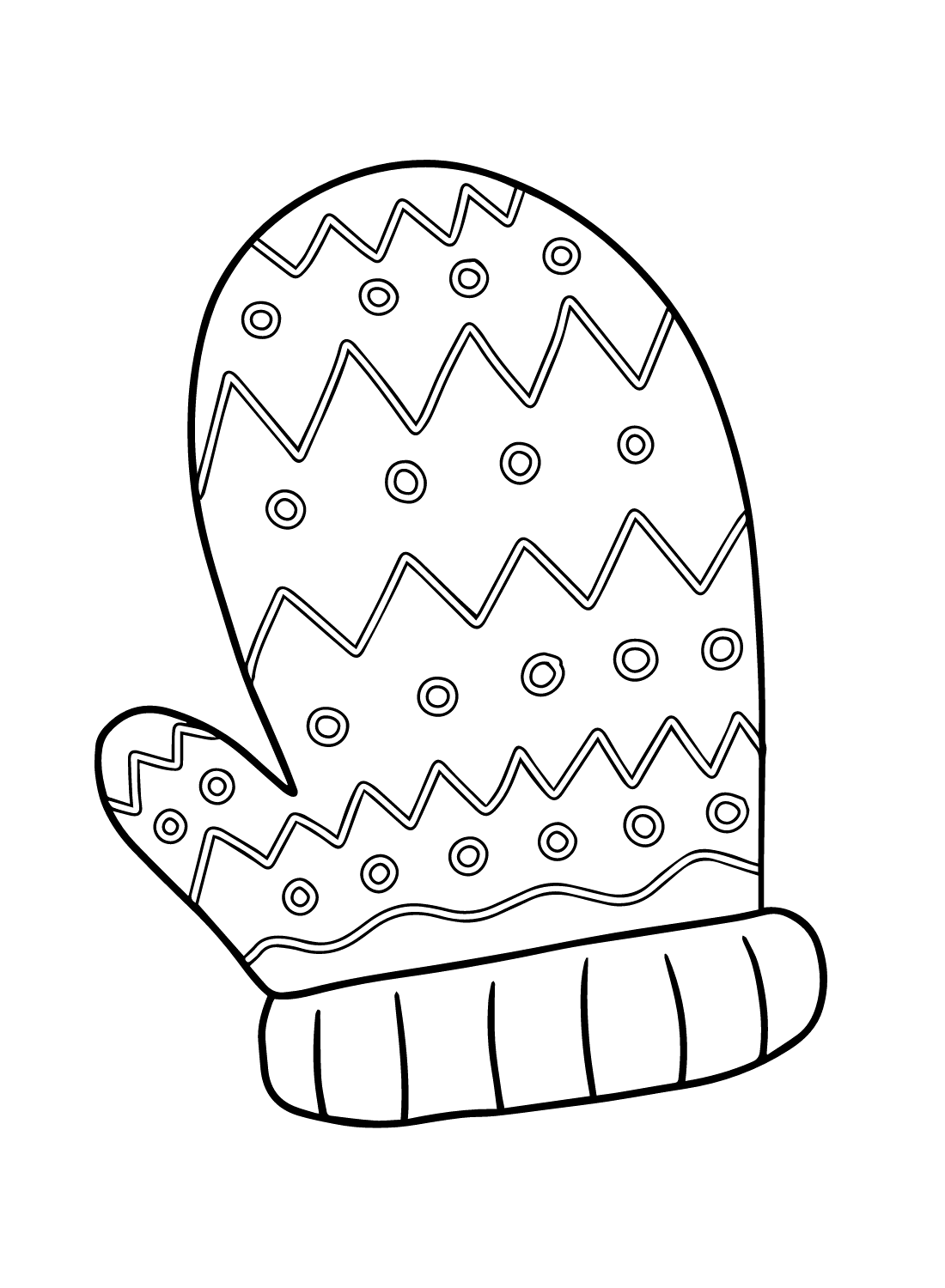 Mittens coloring pages printable for free download