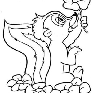 Bambi coloring pages printable for free download