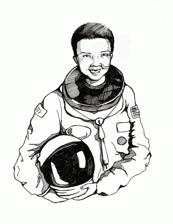 How to draw mae c jemison mae