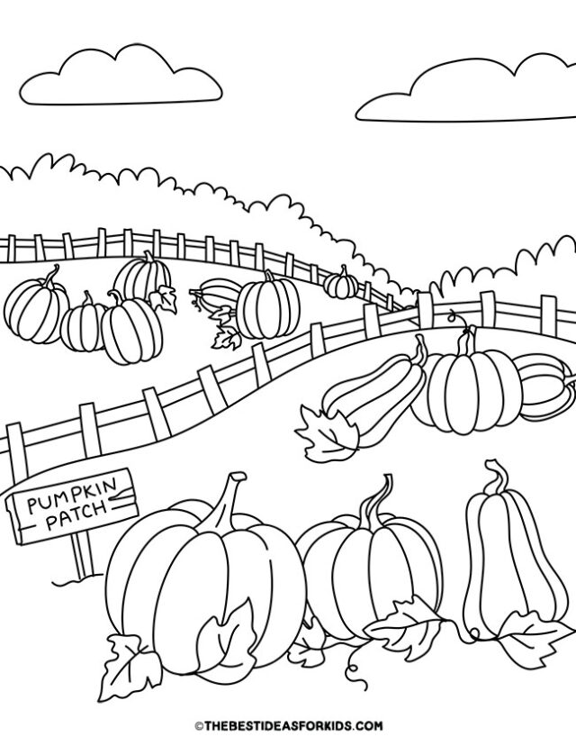 Pumpkin coloring pages free printables