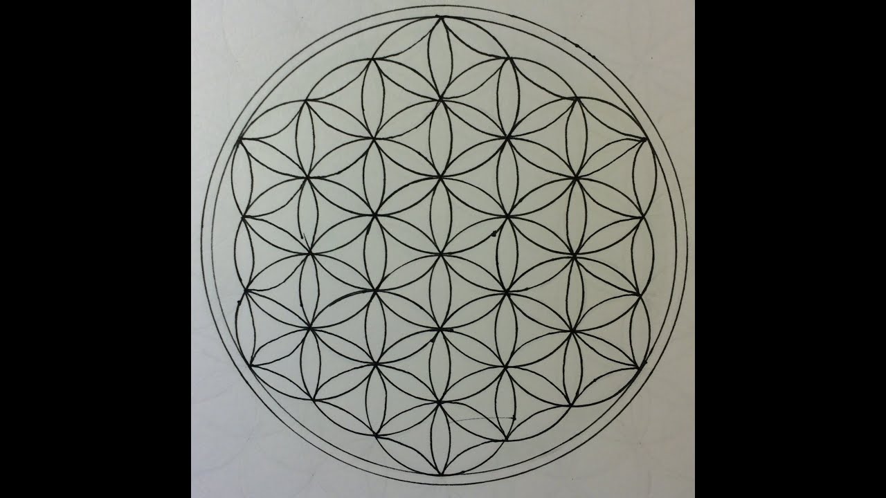 How to draw the flower of life