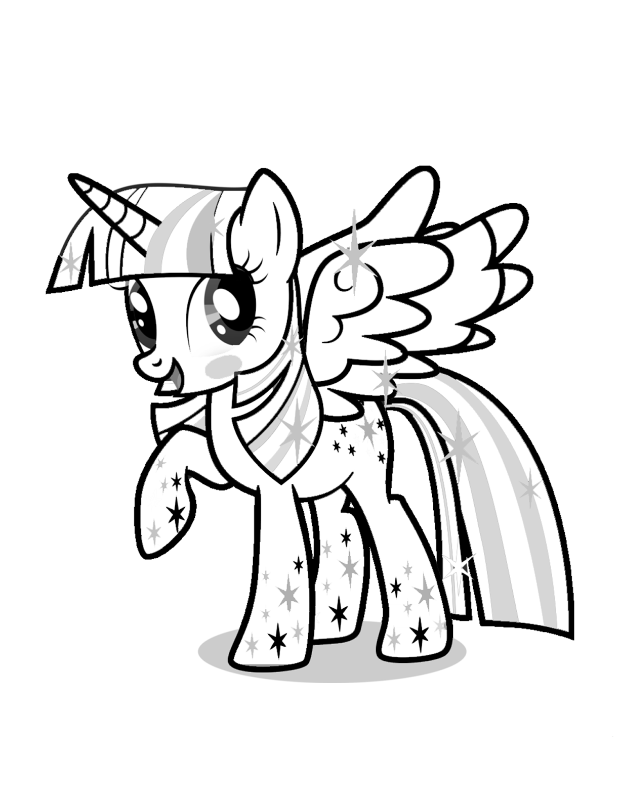 Twilight sparkle coloring pages