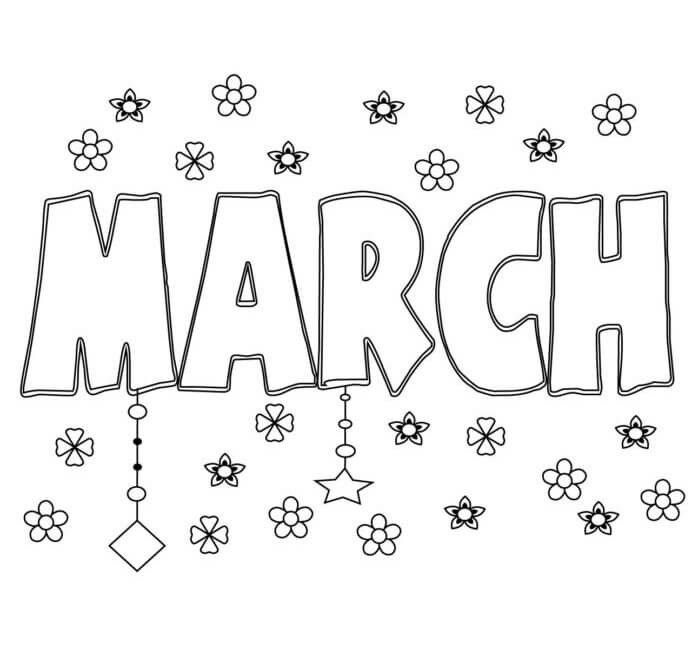 March coloring page free printable coloring pages march colors coloring pages to print