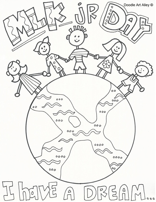 Martin luther king jr coloring pages