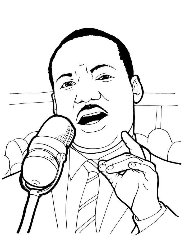 Martin luther king jr day coloring pages pdf
