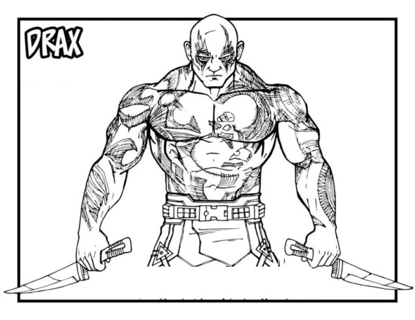 Guardians of the galaxy coloring pages printable for free download