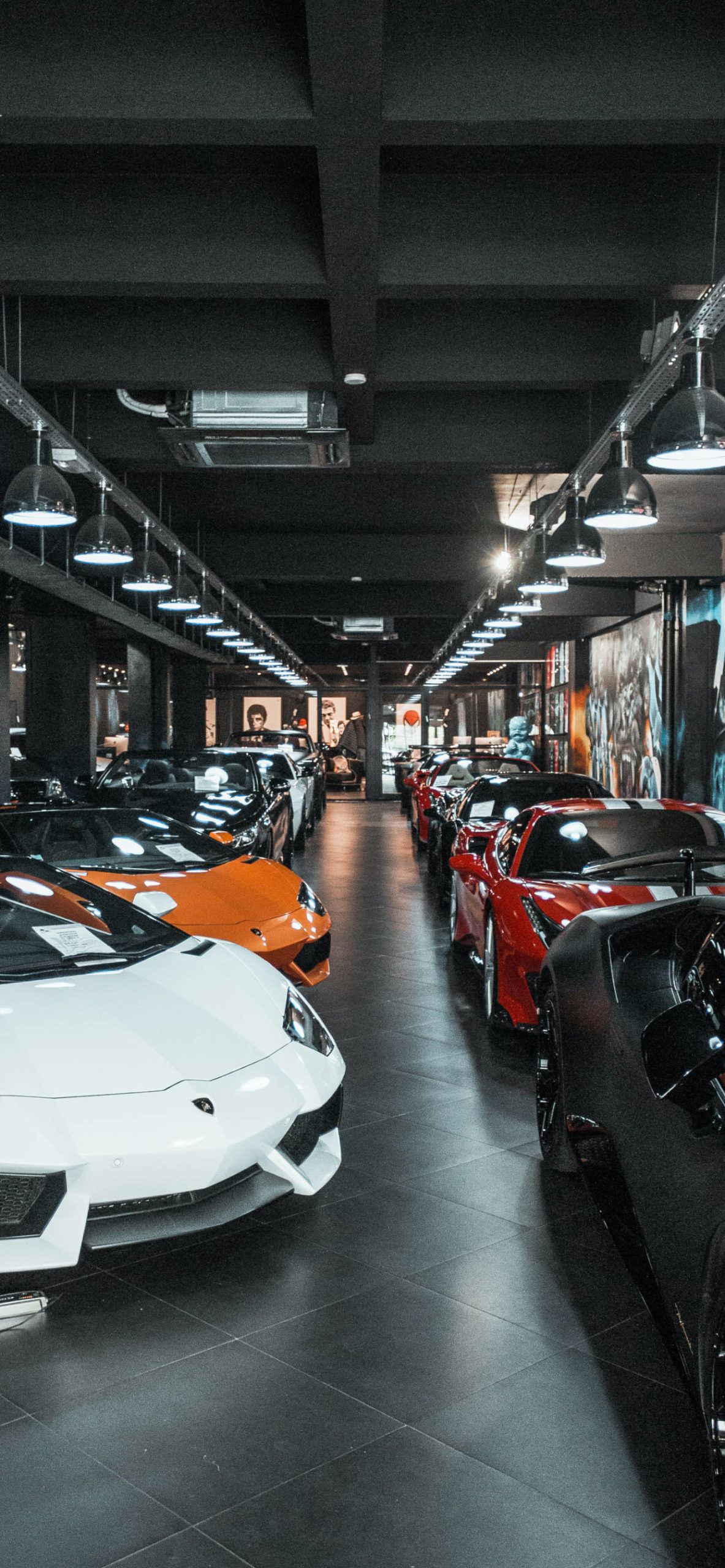 Luxury garage wallpapers