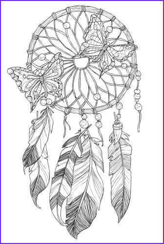 Best images about dreamcatcher coloring pages for malen fãr erwachsene mandala ausmalen traumfãnger tattoo design