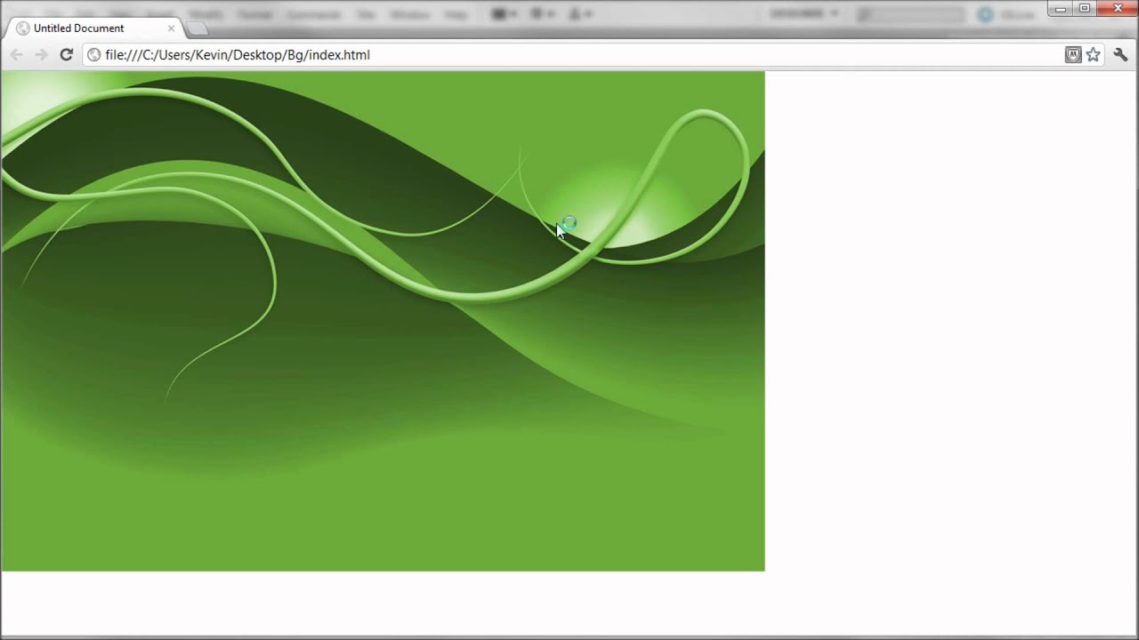 Dreamweaver tutorial double background images with css