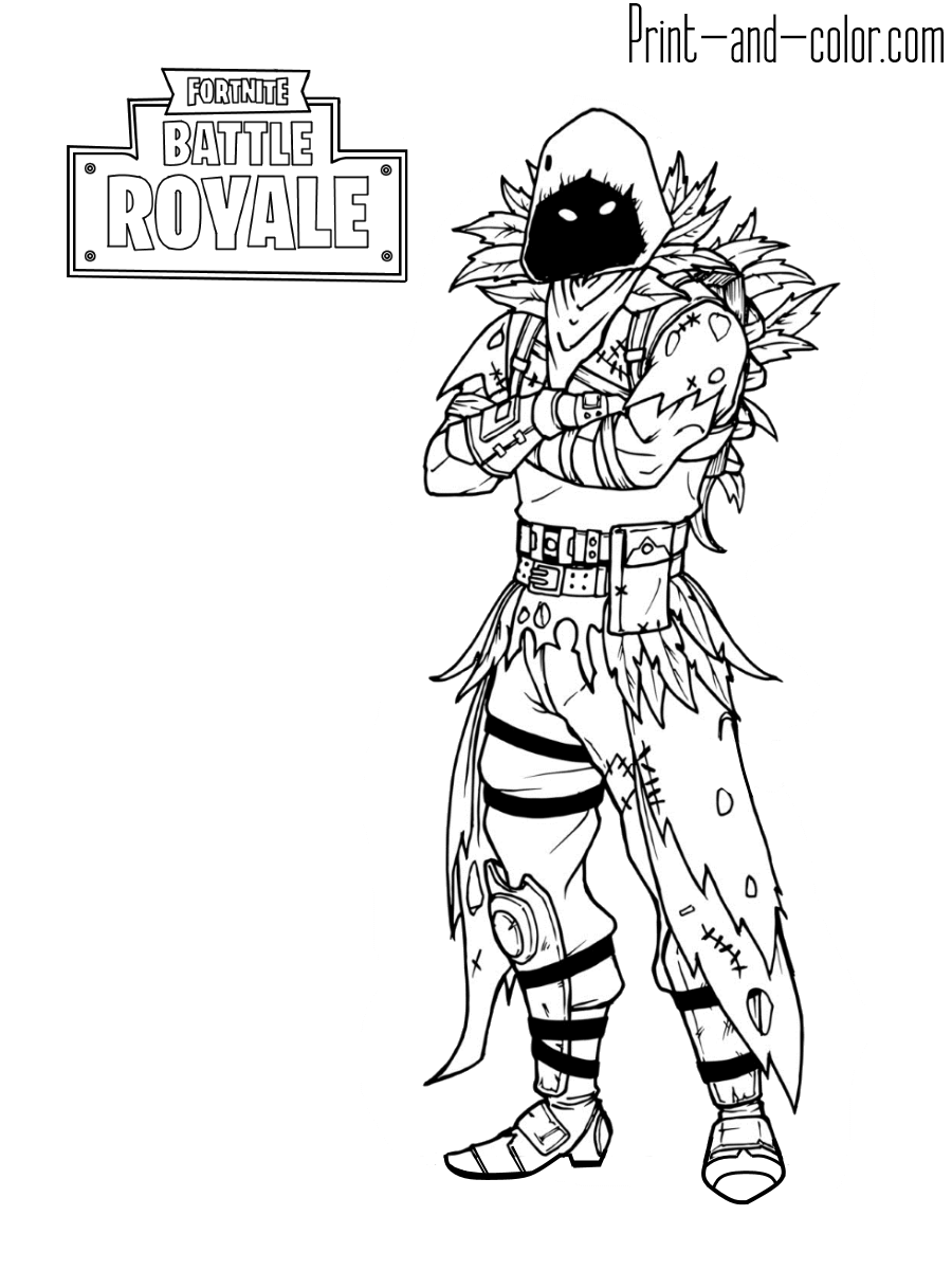 Fortnite coloring pages print and color