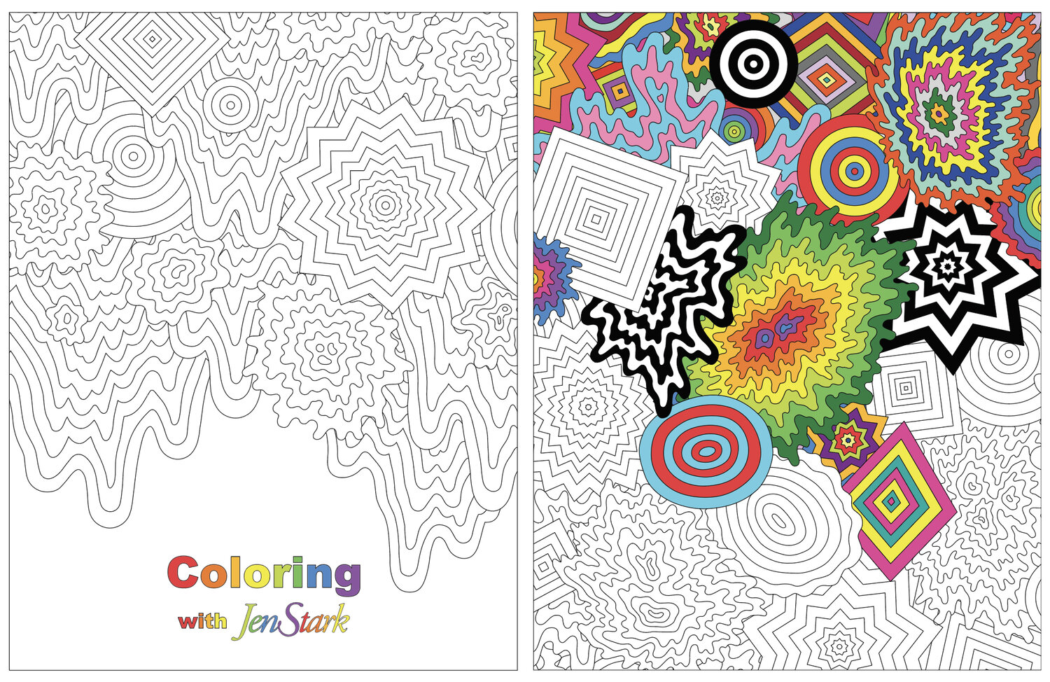 Print your own coloring book â jen stark