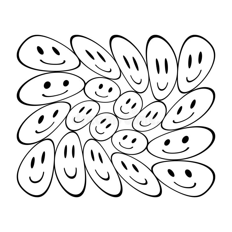 Groovy smiley face stock illustrations â groovy smiley face stock illustrations vectors clipart