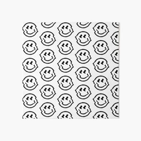 Trippy smiley face art board print for sale by stickerzanyone