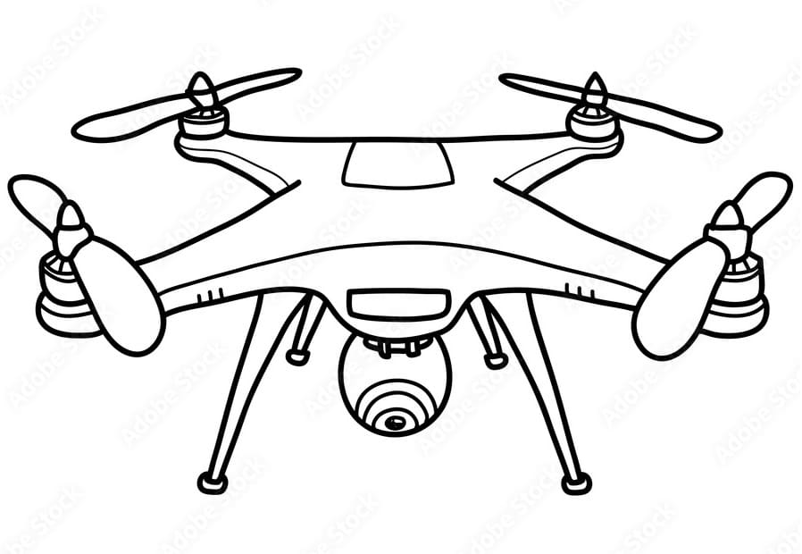 Drone malvorlagen