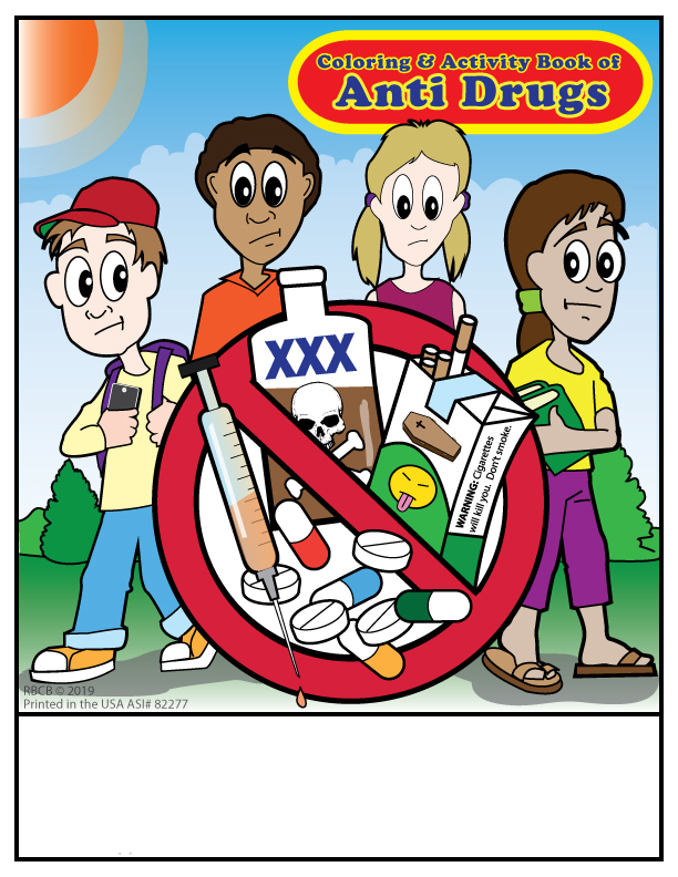 Drug safety imprint coloring book