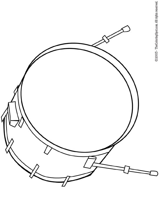 Bass drum coloring page audio stories for kids free coloring pages colouring printables