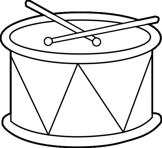 Drums coloring pages