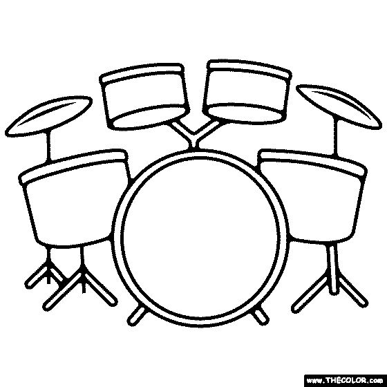 Drum set coloring page coloring pages online coloring pages free coloring pages