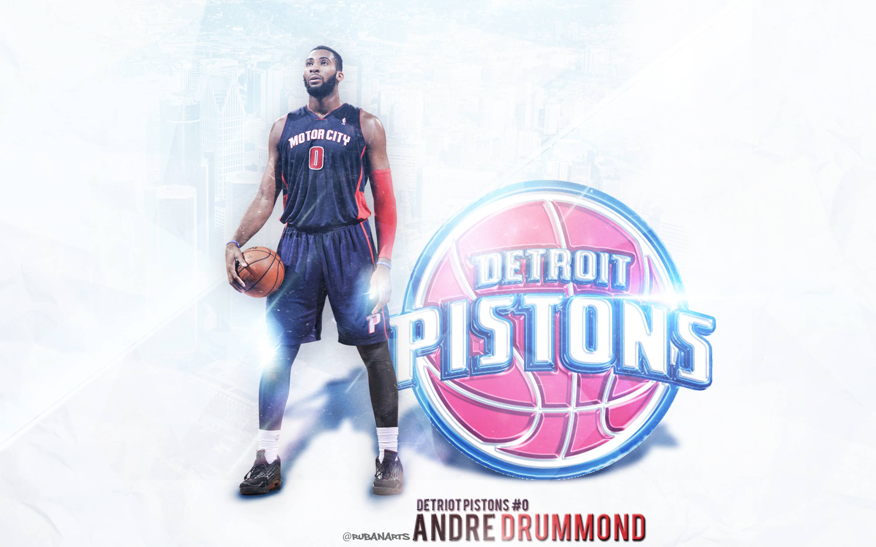 Andre drummond wallpaper by rubanarts on