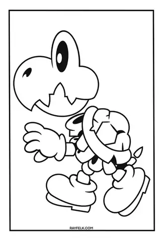 Super mario bros coloring pages free printable pdfs