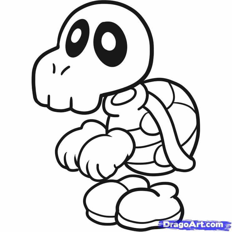 Done paper mario dry bones super mario coloring pages mario coloring pages coloring pages