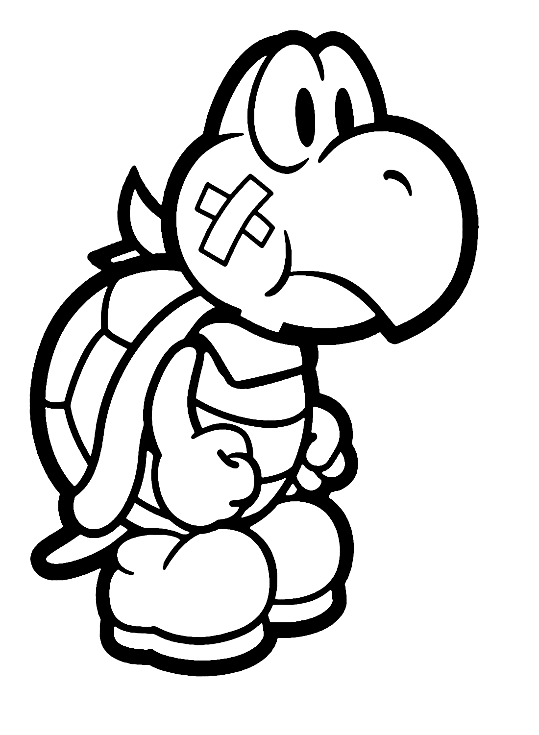 Koopa troopa coloring pages