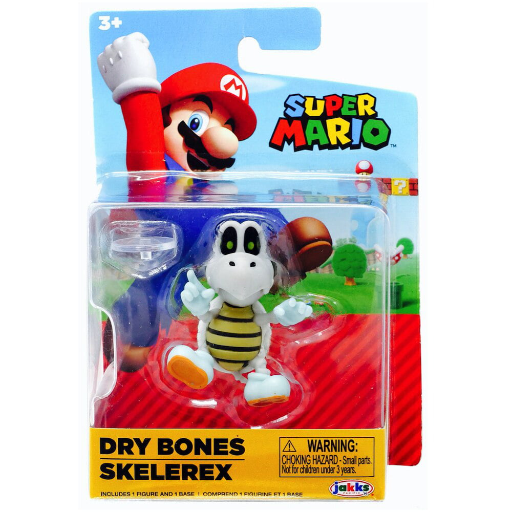 Super mario world of nintendo inch figure dry bones