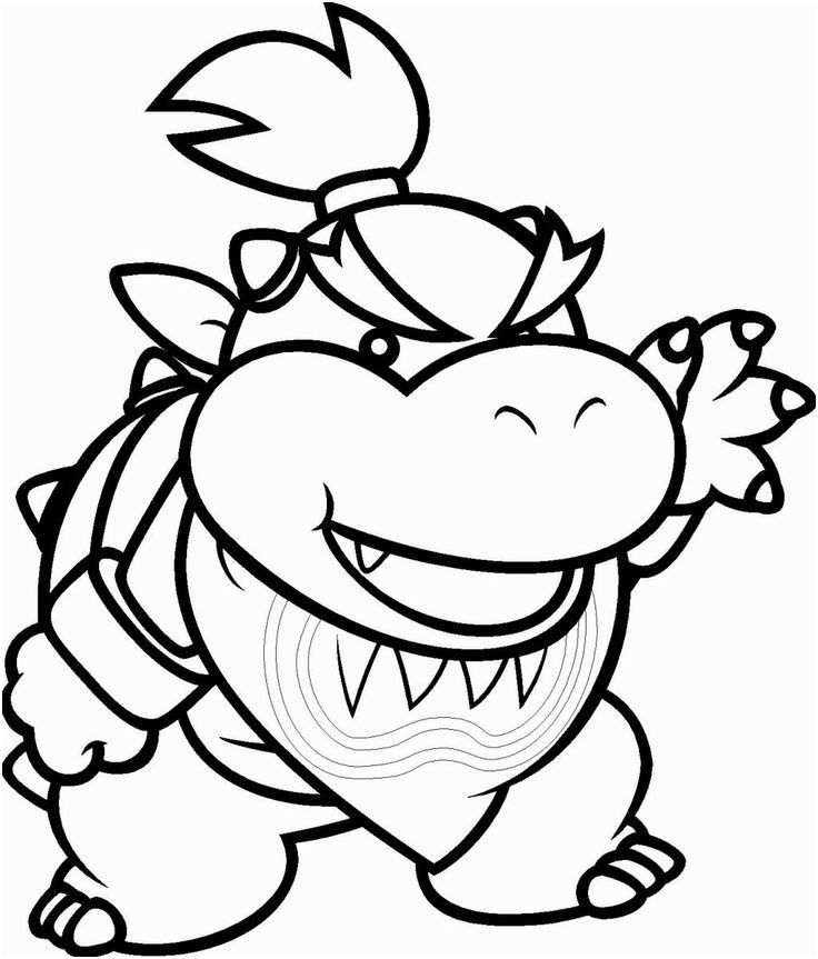 Bowser coloring pages