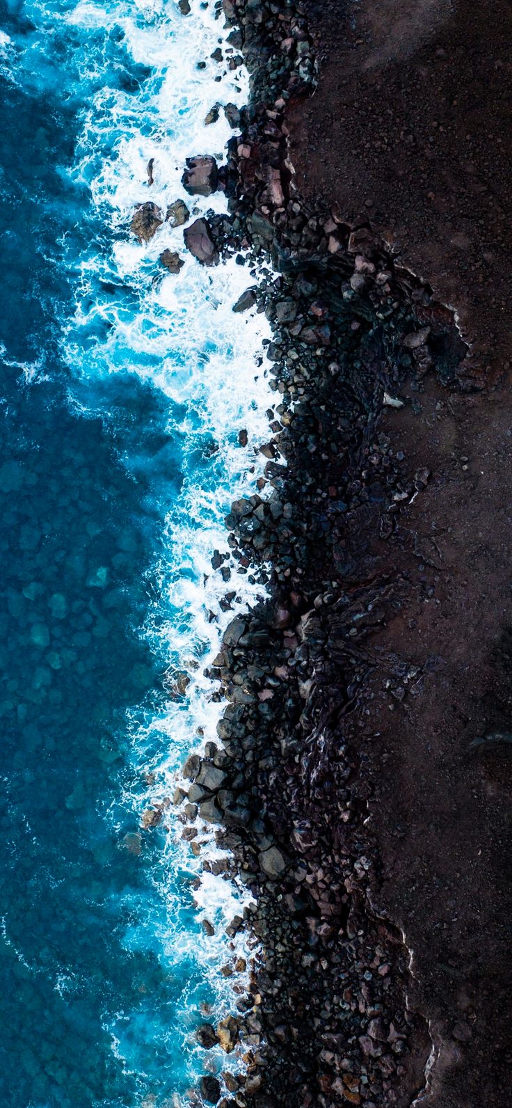 Stones and sea dual color wallpaper iphone holo wallpapers wallpaper