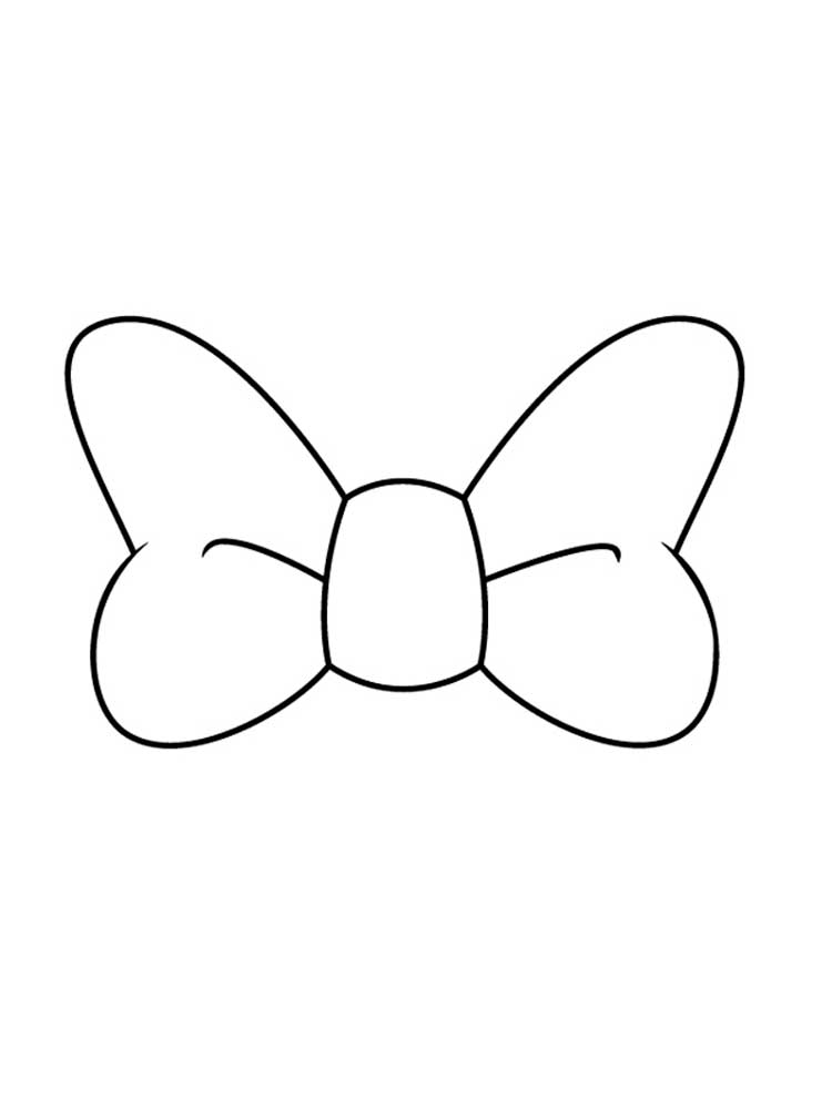 Bows coloring pages