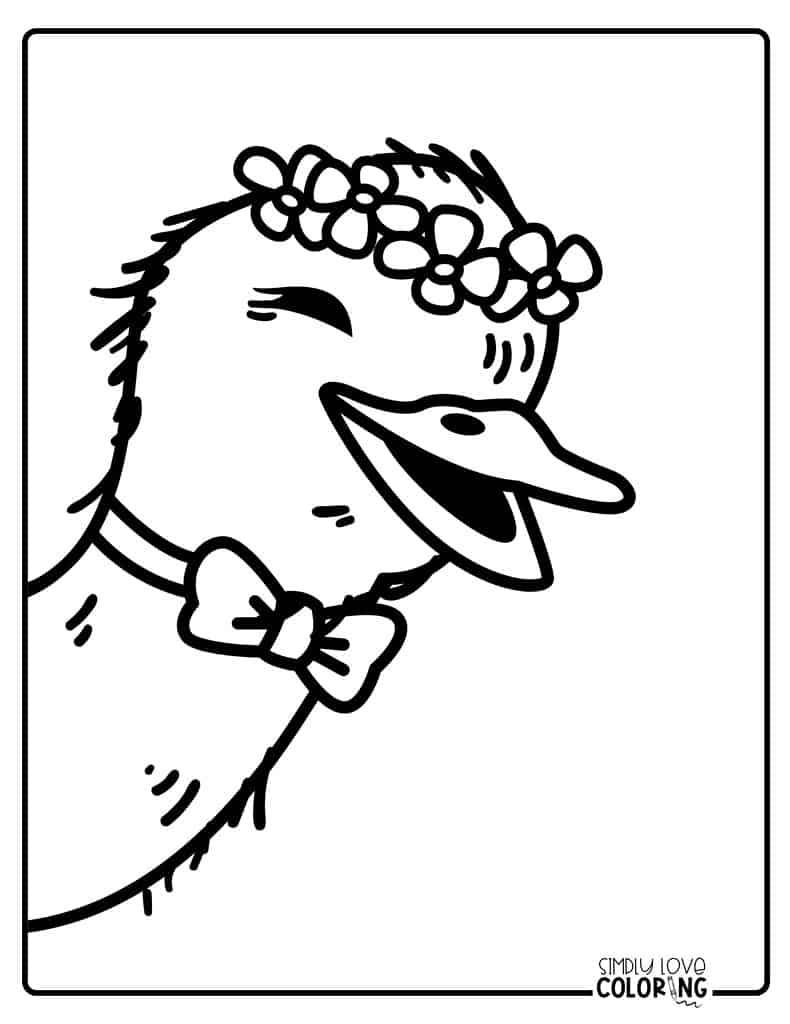 Bird coloring pages free pdf printables