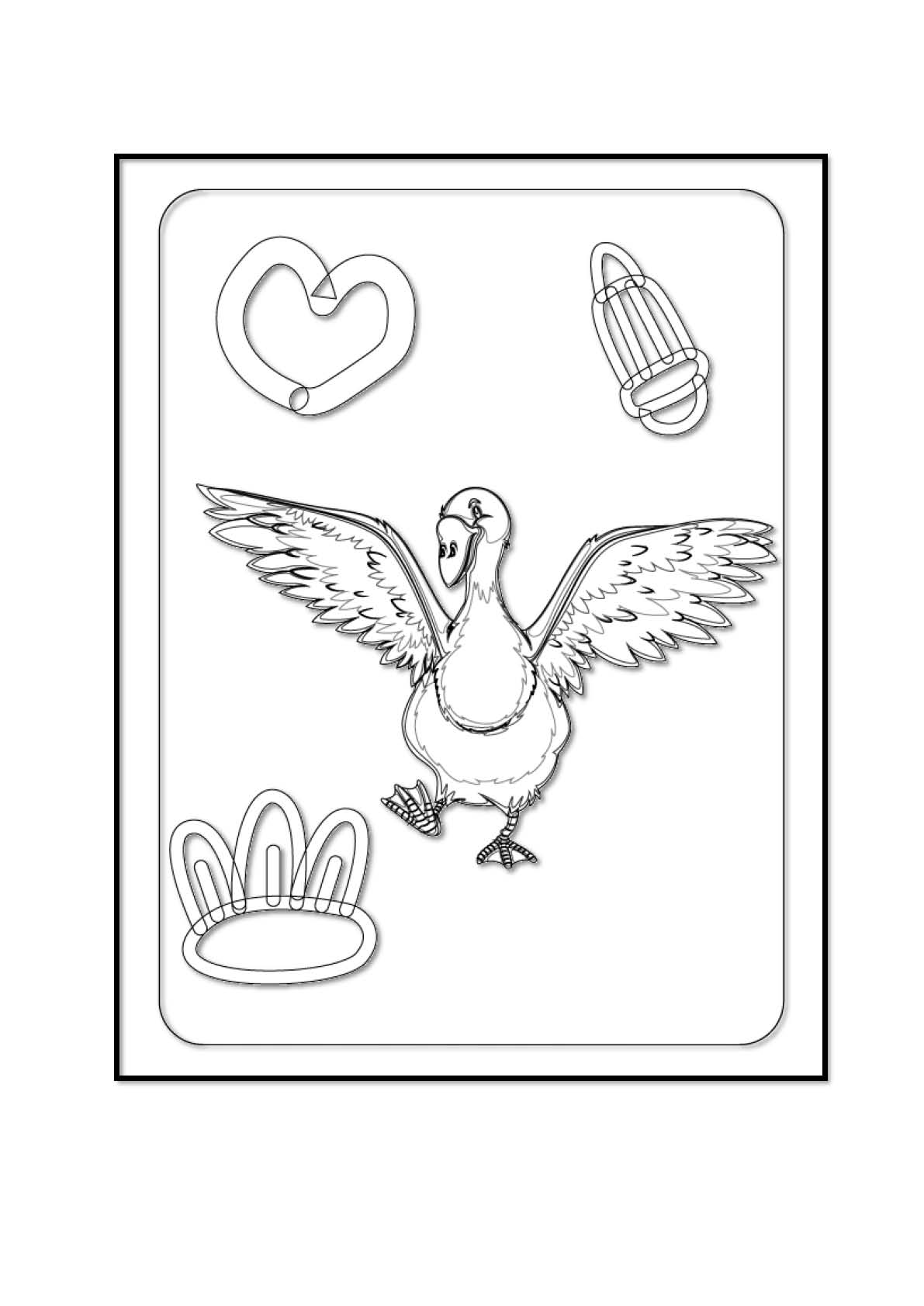 Cute ducks coloring book for kids cute and simple duck coloring pages for child made by teachers