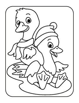 Ducks coloring book for kids and toddlers ducks coloring pages by abdell hida