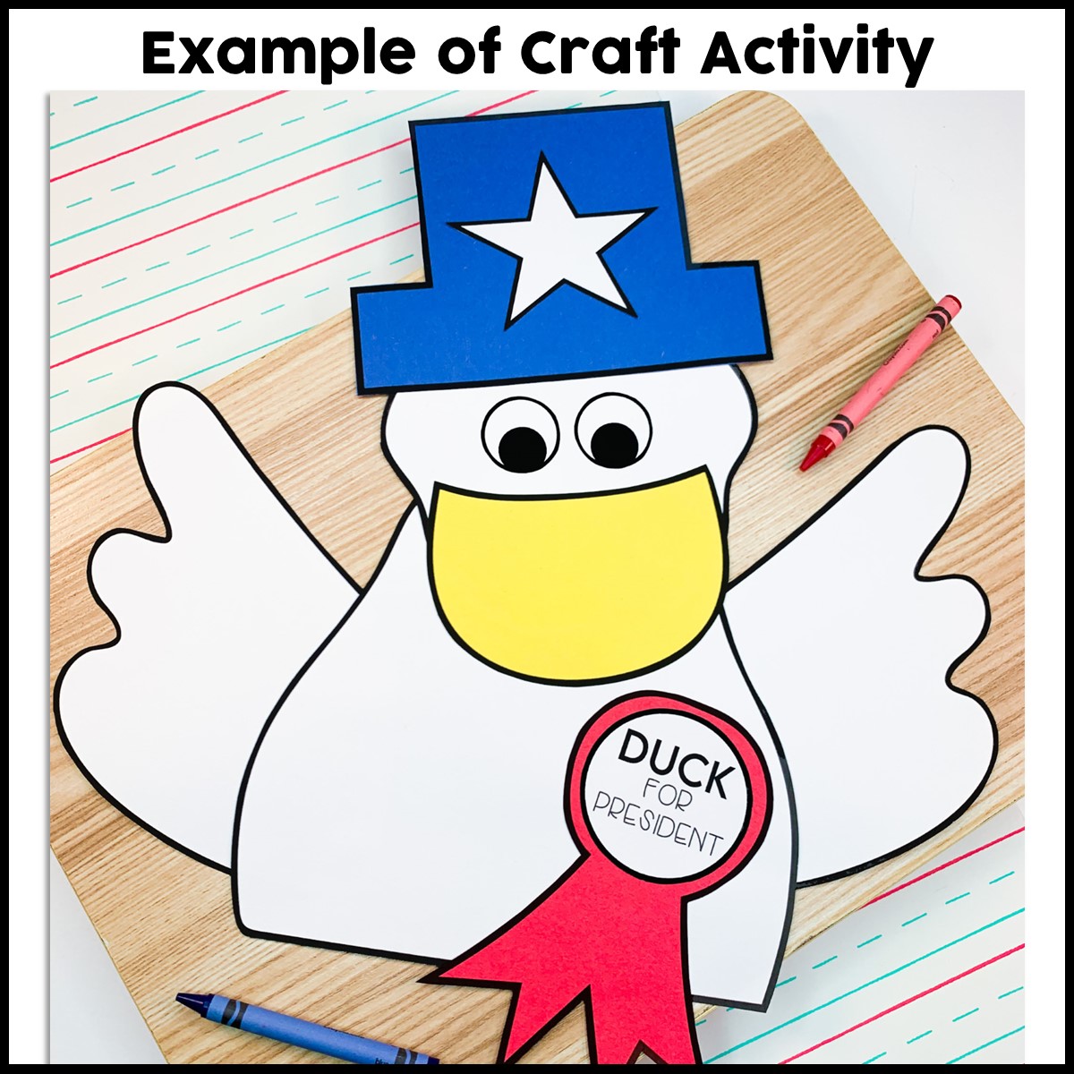 Duck for president craft activity