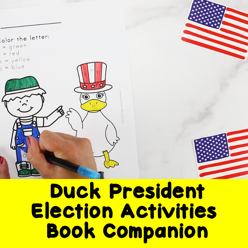 Duck for president lesson plan and activities mrs karles sight and sound reading