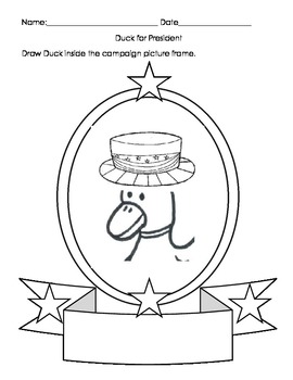 Ducks presidential activity worksheets eng and spanish by abc bilingual patch