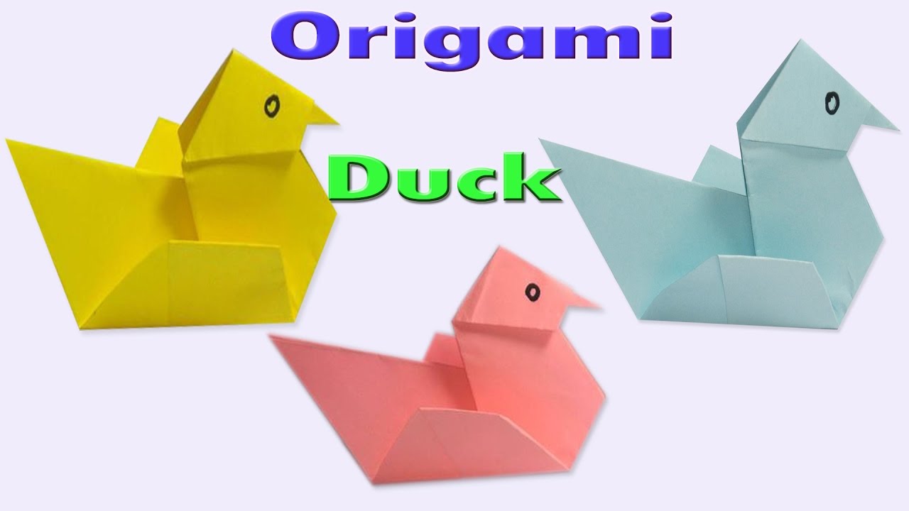 How to ake an easy origai duck