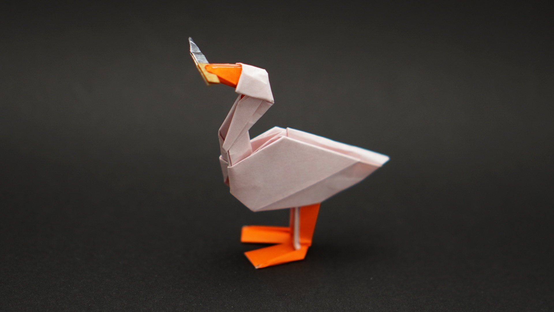 Origami goose